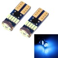 2PCS T10 3W 450LM ICE Blue Light 15 LED 4014 SMD LED Decode Error-Free Canbus Car Clearance Lamp,DC1