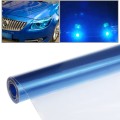 Protective Decoration Bright Surface Car Light Membrane /Lamp Sticker, Size: 195cm x 30cm(Baby Blue)
