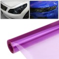 Protective Decoration Car Light Membrane /Lamp Sticker, Size: 100cm(L) x 40cm(W(Purple)