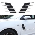 High Quality Car Decorative Stickers (2 pcs in one packaging, the price is for 2 pcs)(Black)