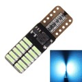 2 PCS T10 4.8W 720LM Ice Blue Light 24 SMD 4014 LED Error-Free Canbus Car Clearance Lights Lamp, DC