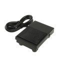 AC 250V 10A Metal Case Nonslip Foot Treadle Switch (TFS-1)(Black)