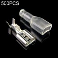 500x 6.3mm Crimp Terminal Female Spade Connector + Case (500 pcs in one packaging, the price is for