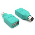10 pcs USB Female to PS Male Convertor Plug