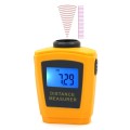 Mini Ultrasonic Distance Measurer with Laser Pointer(Orange)