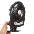 Hadata 4.3 inch Portable USB / Li-ion Battery Powered Rechargeable Fan with Third Wind Gear Adjustme