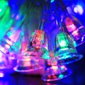 7m Bell Pendants Decoration String Lights, 30-LED Multi-Colored Light  (AC 220V / EU Plug)(Transpare