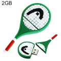Tennis Racket Shape USB Flash Disk (2 GB)