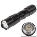 3W LED Mini Flashlight Light Torch Lamp with Strap(Black)