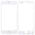 3 in 1 for iPhone 6s Plus (Front Screen Outer Glass Lens + Front Housing LCD Frame + Home Button)(Si