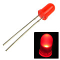 1000 PCS F5 Water Clear LED Emitting Diode Lamp(Red Light)