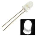 1000 PCS F5 Water Clear LED Emitting Diode Lamp(White Light)