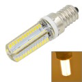 E14 5W 400LM 104 LED SMD 3014 Silicone Corn Light Bulb, AC 220V (Warm White Light)
