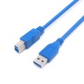 USB 3.0 A Male to B Male Extension / Data Transfer / Printer Cable, Length: 1.5m