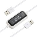 High Speed USB 2.0 Smart KM Link Cable, PC to PC Keyboard & Mouse Share, Plug and Play, Length: 165c