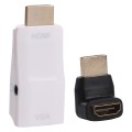 Full HD 1080P HDMI to VGA + Audio Converter Adapter for Laptop / STB / DVD / HDTV (With HDMI Female