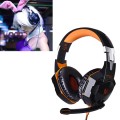 EACH G2000 Over-ear Stereo Bass Gaming Headset with Mic & LED Light for Computer, Cable Length: 2.2m