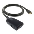 HDMI Male to VGA Female Adapter With Audio Cable(Black)