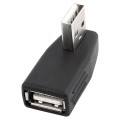 USB 2.0 AM to AF Adapter with 90 Degree Angle, Support OTG Function
