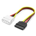 4 Pin IDE to Serial ATA SATA Power Cable Adapter (15cm), Material: Al+Mg