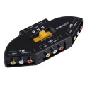 AV-33 Multi Box RCA AV Audio-Video Signal Switcher + 3 RCA Cable, 3 Group Input and 1 Group Output S
