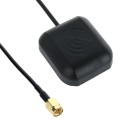 Vehicle GPS Antenna Active Receiver Magnetic Base Mount Adapter Aerial SMA Male Connector, Cable Len