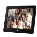 8 inch LED Display Multi-media Digital Photo Frame with Holder & Music & Movie Player, Support USB /