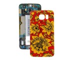 For Galaxy S6 / G920 Russian Style Flower  Back Cover