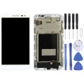 LCD Display + Touch Panel with Frame  for LG G2 Mini / D620 / D618(White)