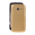 For Galaxy Ace 3 / S7272 Skin Texture Back Housing Cover  (Gold)
