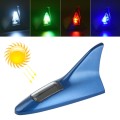 Solar Shark Fin High-positioned Alarm Light(Blue)