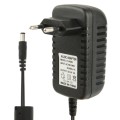 EU Plug AC 100-240V to DC 6V 2A Power Adapter, Tips: 5.5 x 2.1mm, Cable Length: 1.1m(Black)