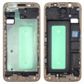For Galaxy J730  Front Housing LCD Frame Bezel Plate(Gold)