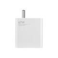 Original Xiaomi MDY-12-ES 67W USB Port Quick Charging Wall Charger + Type-C Cable, US Plug (White)