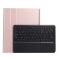 A970B-A Splittable Bluetooth Keyboard Leather Tablet Case for Samsung Galaxy Tab S7 FE T730 T736  &