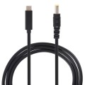 USB-C / Type-C to 5.5 x 2.5mm Laptop Power Charging Cable, Cable Length: about 1.5m(Black)