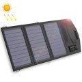 ALLPOWERS Solar Battery Charger Portable 5V 15W Dual USB+ Type-C Portable Solar Panel Charger Outdoo