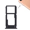 For OPPO R11s Plus SIM Card Tray + SIM Card Tray / Micro SD Card Tray (Black)