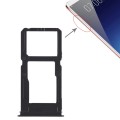 For Vivo X20 Plus SIM Card Tray + SIM Card Tray / Micro SD Card Tray (Black)