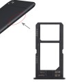 For Vivo Y55 2 x SIM Card Tray (Black)