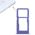 For Vivo X21i SIM Card Tray + SIM Card Tray / Micro SD Card Tray (Blue)