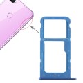 SIM Card Tray + SIM Card Tray / Micro SD Card Tray for Huawei Honor 9i (Blue)