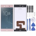 OEM LCD Screen for Sony Xperia XZ1 with Digitizer Full Assembly(Pink)