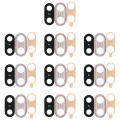 For Huawei Nova 3  10pcs Back Camera Bezel with Lens Cover & Adhesive (Silver)