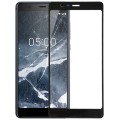 Front Screen Outer Glass Lens for Nokia 5.1 TA 1024 1027 1044 1053 1008 1030 1109(Black)