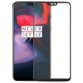 For OnePlus 6 Front Screen Outer Glass Lens (Black)