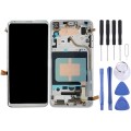 LCD Screen and Digitizer Full Assembly with Frame for LG V30(Silver)