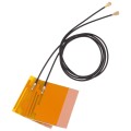 1 Pair Mini PCI-E Wifi Internal Antenna Universal Laptop Wifi Bluetooth Yellow film antenna For Wire