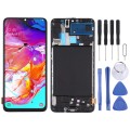 TFT LCD Screen for Samsung Galaxy A70  Digitizer Full Assembly with Frame, Not Supporting Fingerprin