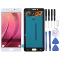 OLED LCD Screen for Galaxy C7 Pro / C7010 with Digitizer Full Assembly (White)